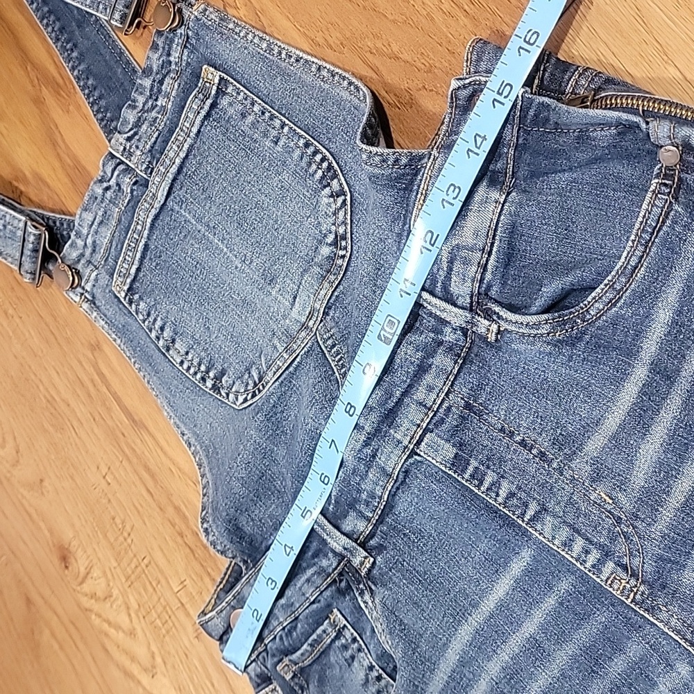 Dollhouse Stretchy Denim Overalls - Picture 7 of 15